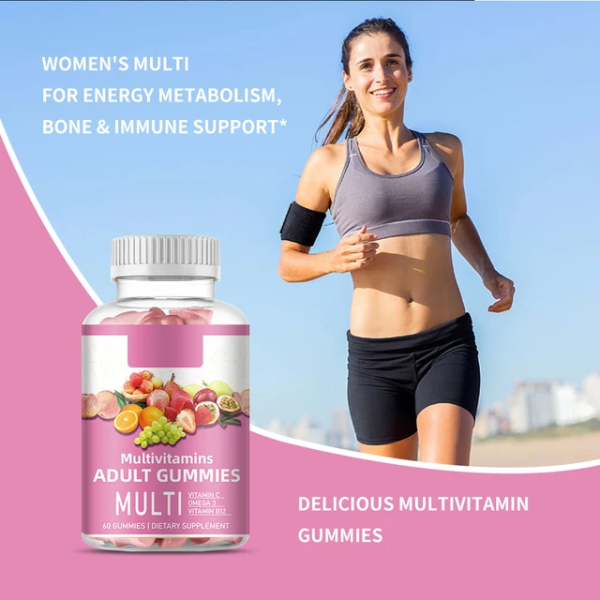 Multivitamin adult gummie for energy metabolism,bone and immunesupport, - Image 4