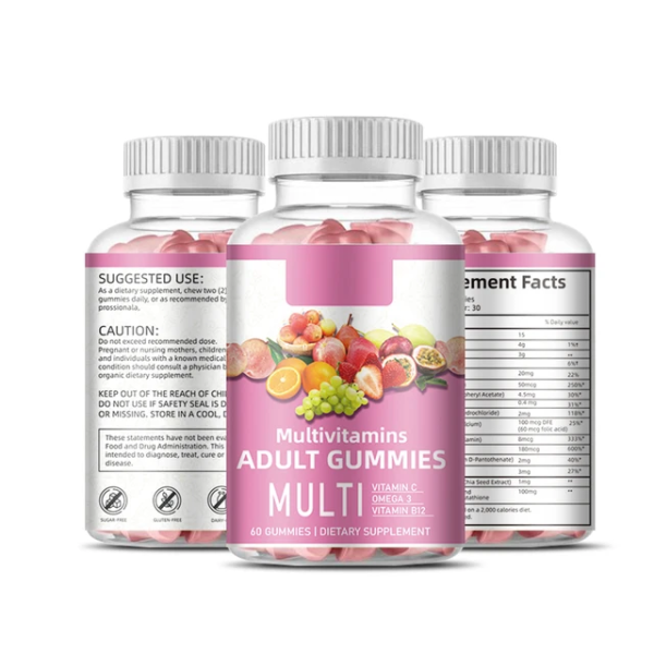 Multivitamin adult gummie for energy metabolism,bone and immunesupport, - Image 3