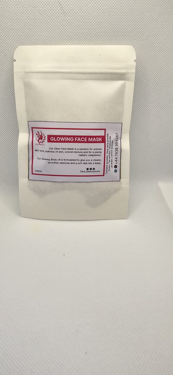 Glowing and Repairs face mask with rose water - Image 2